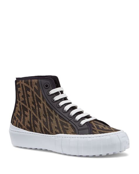 fendi force high top sneakers.